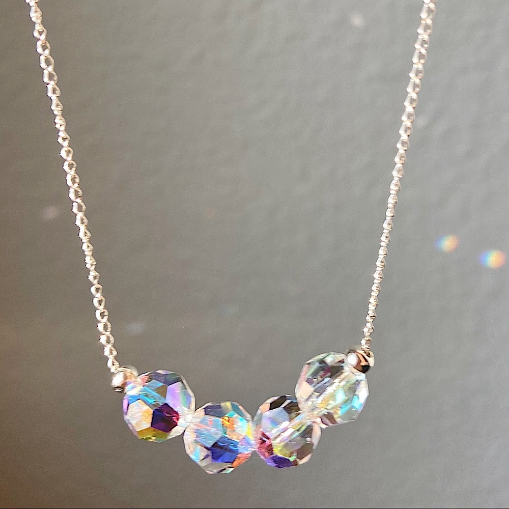 Swarovski crystal necklace,CarrieBradshaw … - Picture 2 of 13